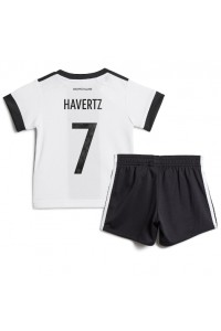 Duitsland Kai Havertz #7 Babytruitje Thuis tenue Kind WK 2022 Korte Mouw (+ Korte broeken)